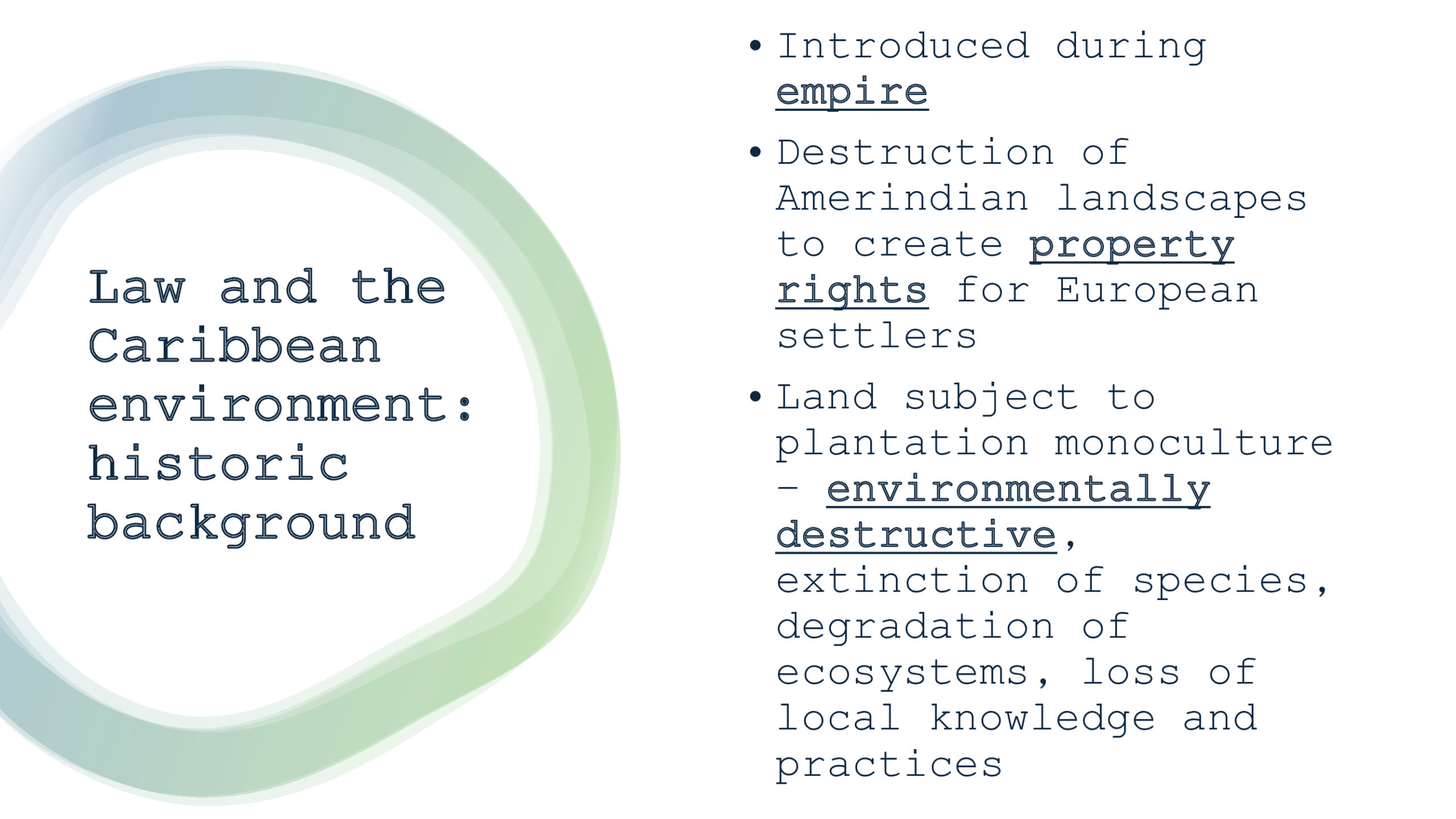 Caribbean Law slide 2